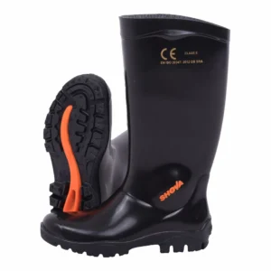 NEPTUN SHOVA BLACK PVC GUMBOOTS
